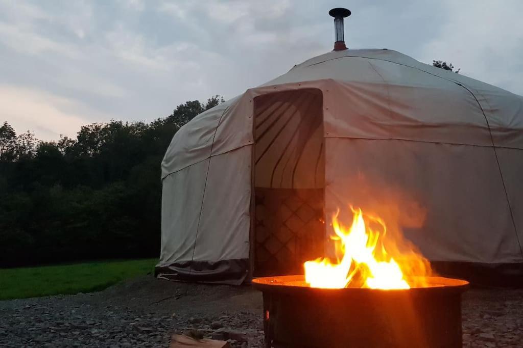 Bronfelen Yurt Hotel Cynghordy Ngoại thất bức ảnh